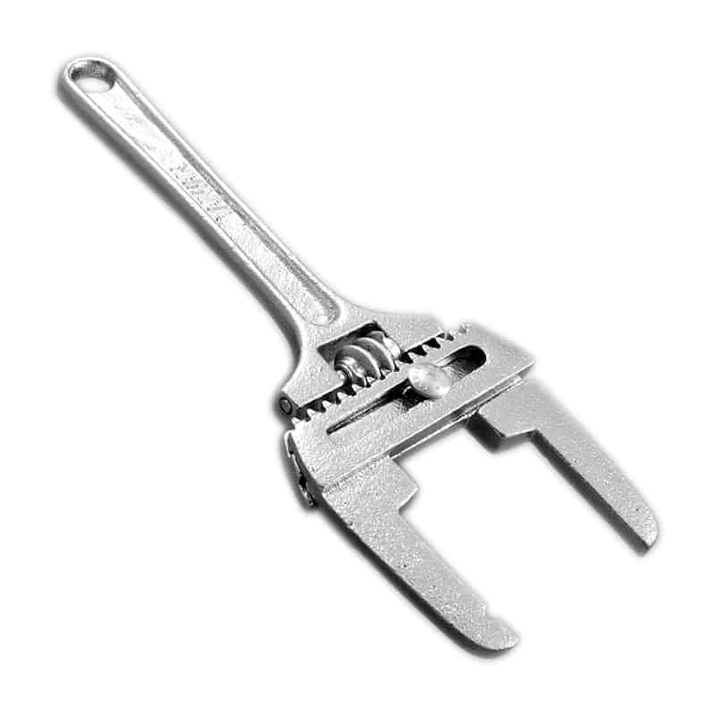 Sink Spud wrench with Adjustable Jaw from 1 to 3 inches